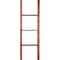 Ekena Millwork 15"W x 48"H x 3 1/2"D Vintage Farmhouse 3 Rung Ladder, Barnwood Decor Collection, Salvage Red DECR015X048X04LDRRD - alternate 4